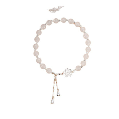 Tassel Petal Water Drop All-match Beaded Bracelet