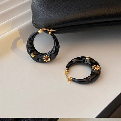 New Hong Kong Style Light Luxury High-grade Ear Studs