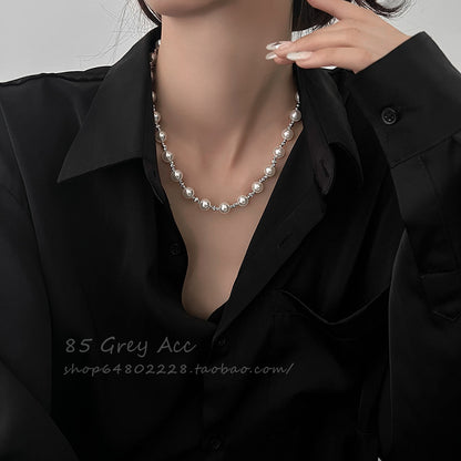 Women's Special-interest Design Light Luxury High-grade Clavicle Chain Temperament Autumnwinter Sweater Chain